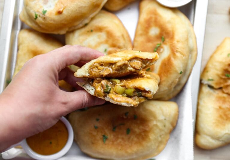 Fried Chicken Buns with Cheese