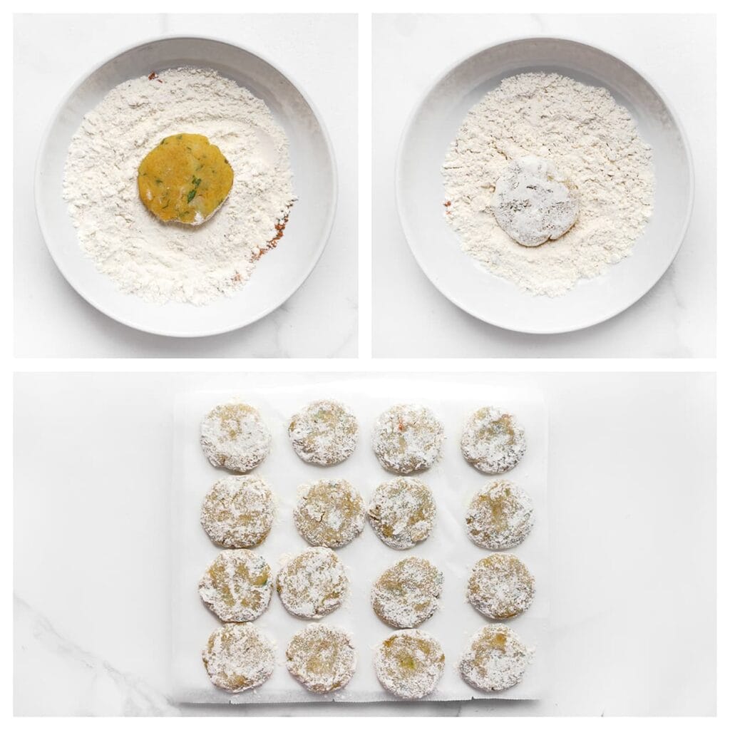 Haal de maakouda eerst door de bloemmix.