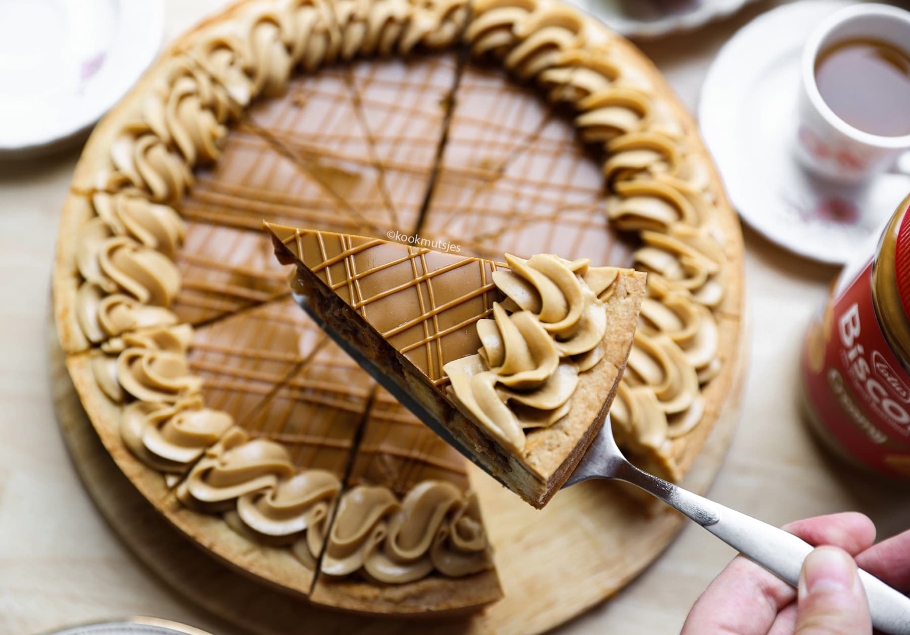 Appel-Biscoff Taart Kookmutsjes