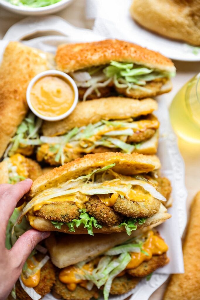 Crispy Broodjes met Makouda eindresultaat Kookmutsjes