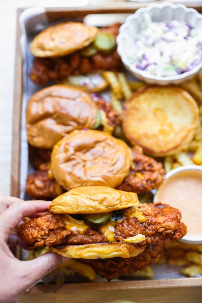 Dave's Hot Chicken eindresultaat van Kookmutsjes