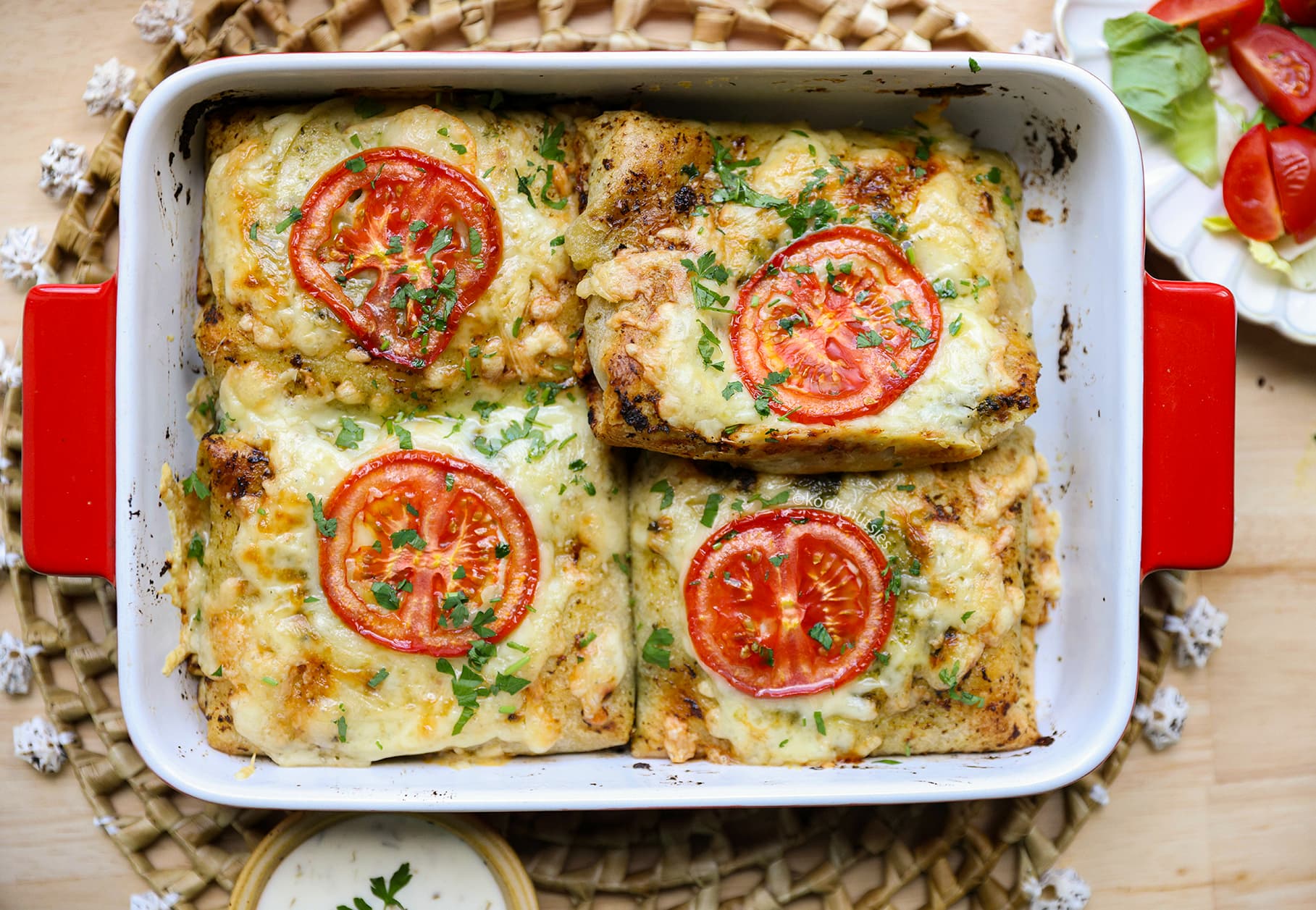 Kip Pesto Wraps Kookmutsjes