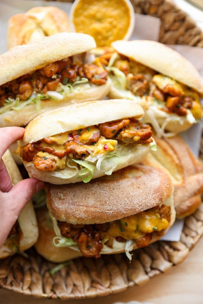 Luchtige Broodjes met Kip eindresultaat Kookmutsjes