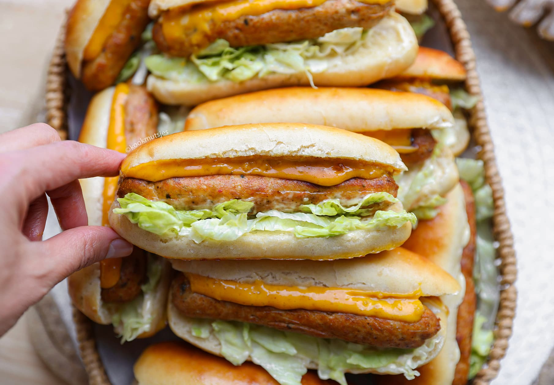 Broodje Kipfrikandel