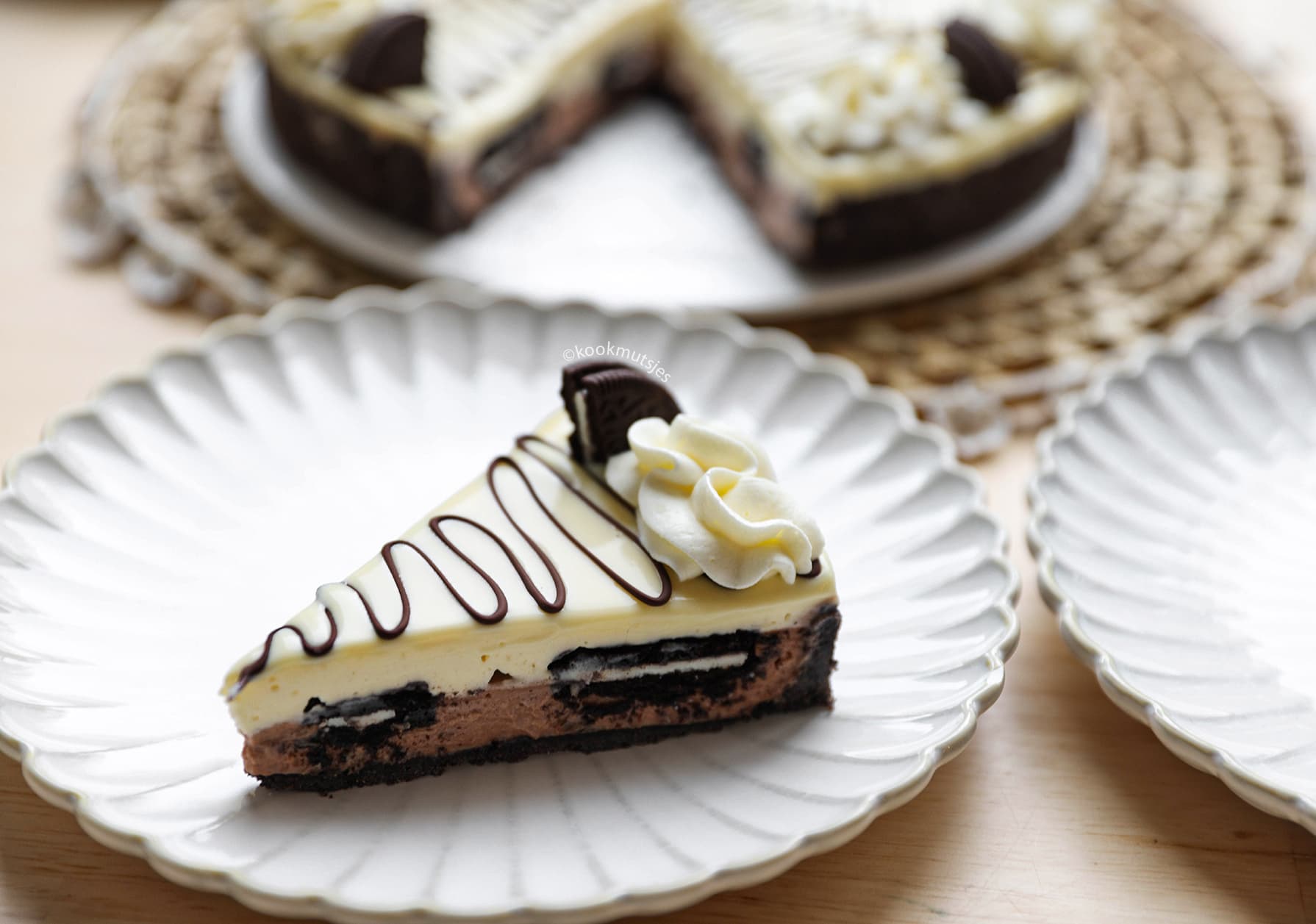 Romige Chocolade Cheesecake (No Bake)