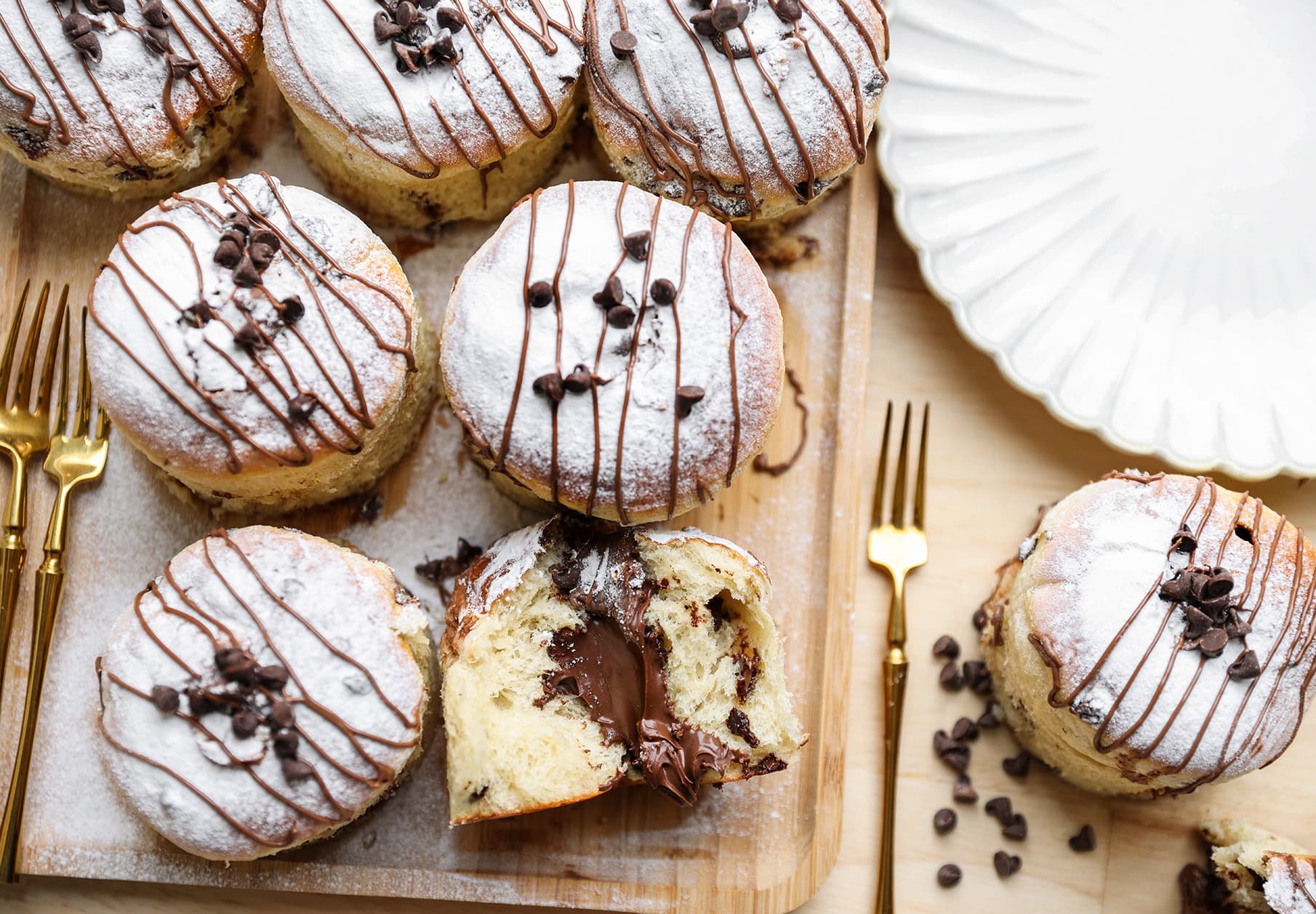 Zachte Chocoladebroodjes