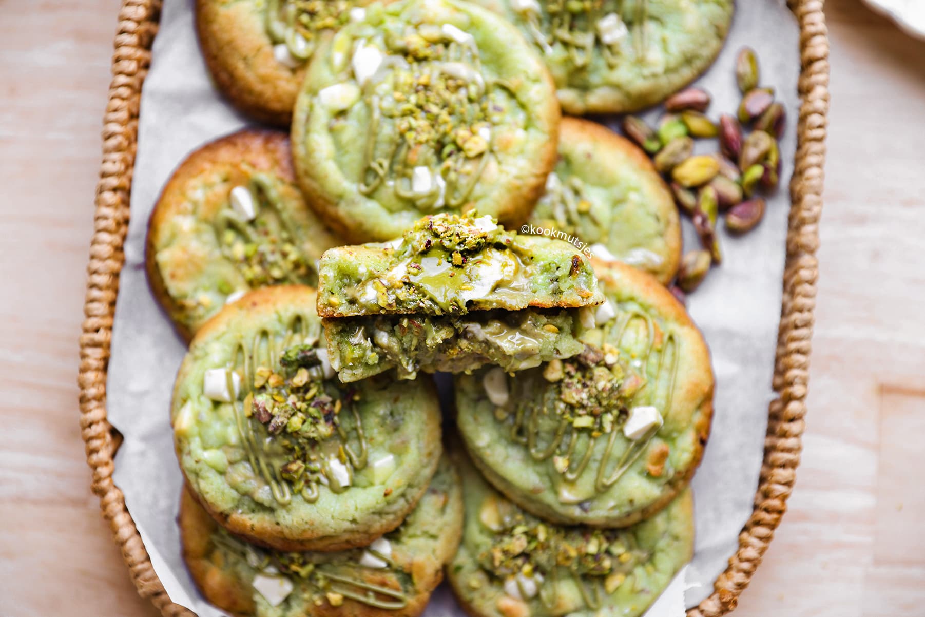 Pistache Cheesecake Koekjes