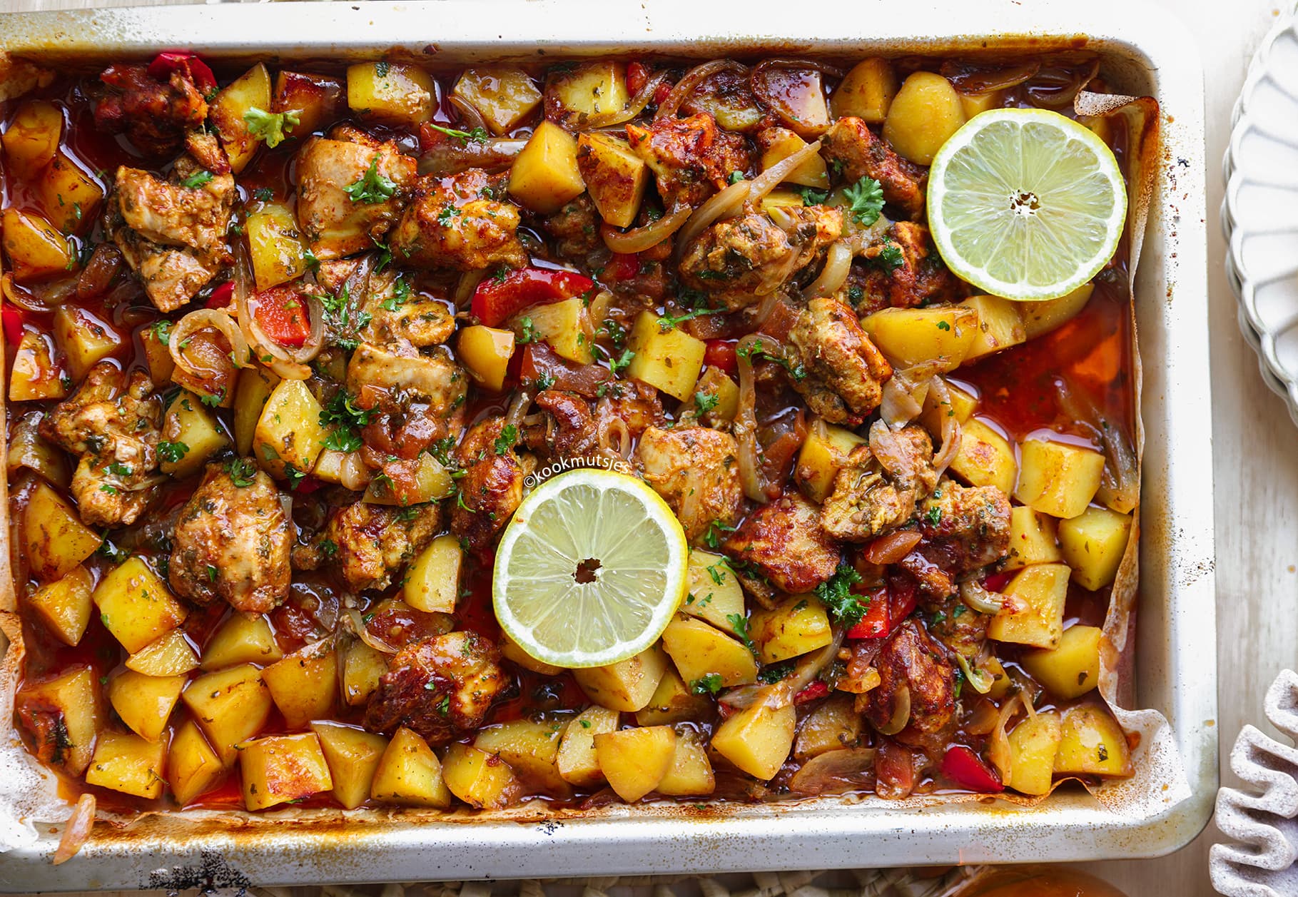 Traybake Kip met Groenten