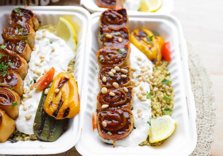 Durum Gehaktspiesjes met Bulgur