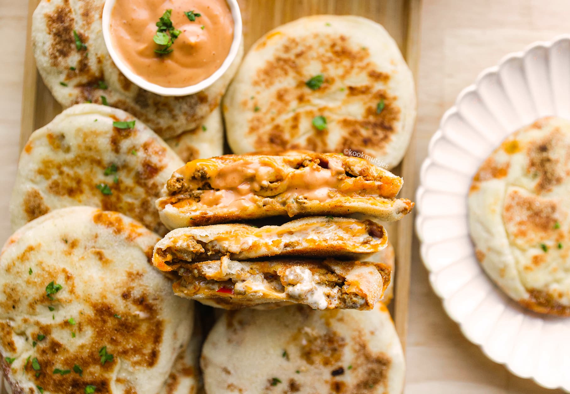 Gevulde Thasnift met Gehakt