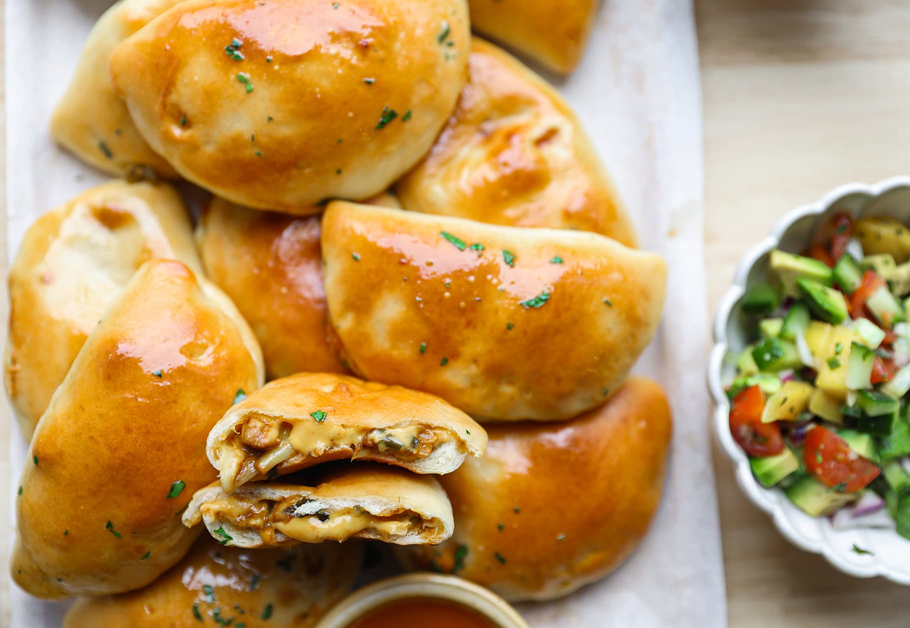 Zachte Spicy Chicken Broodjes