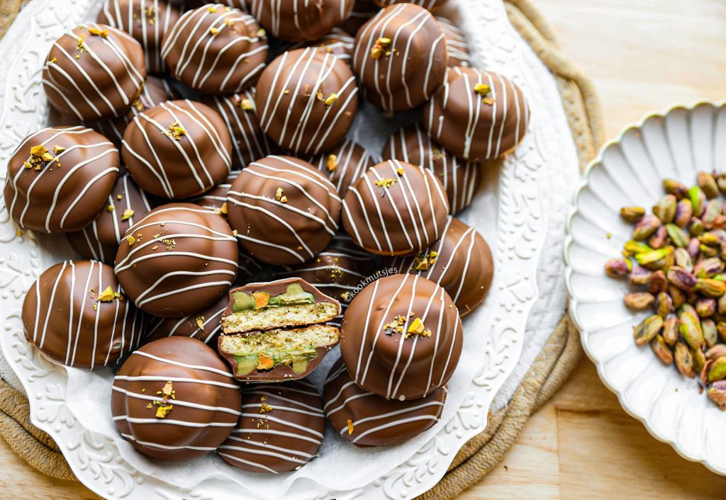 Chocolade Pistachekoekjes